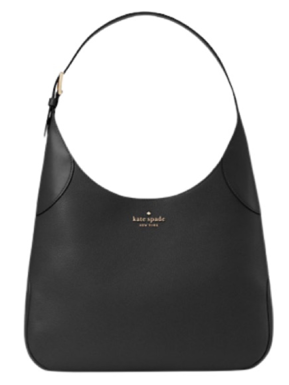 Kate Spade New York Black Pebble Leather Aster Shoulder Bag